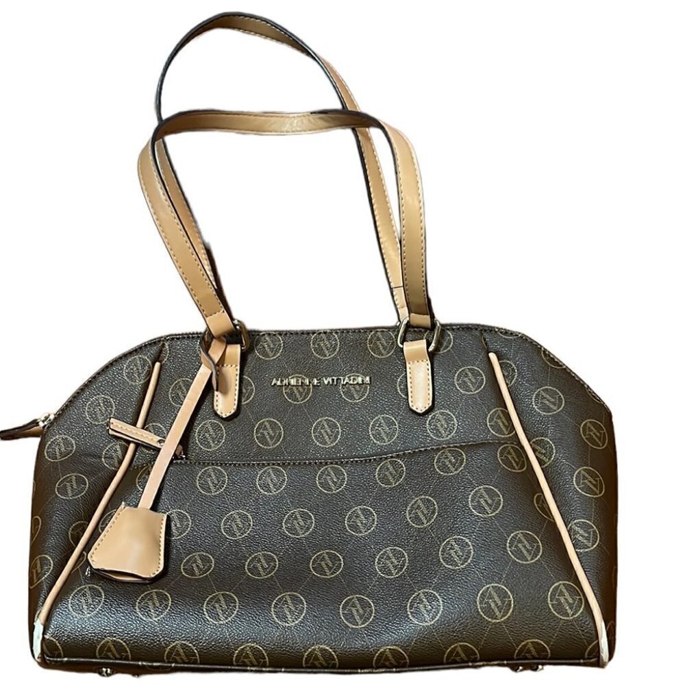 ADRIENNE Vittadini brown and tan handbag